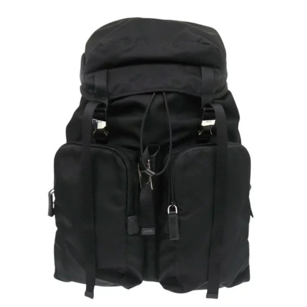 Prada TESSUT MONTAGNA backpack leather black